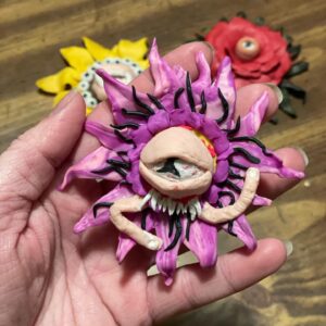 Lil Monster Plant Magnet - "One Eyed Lilly"