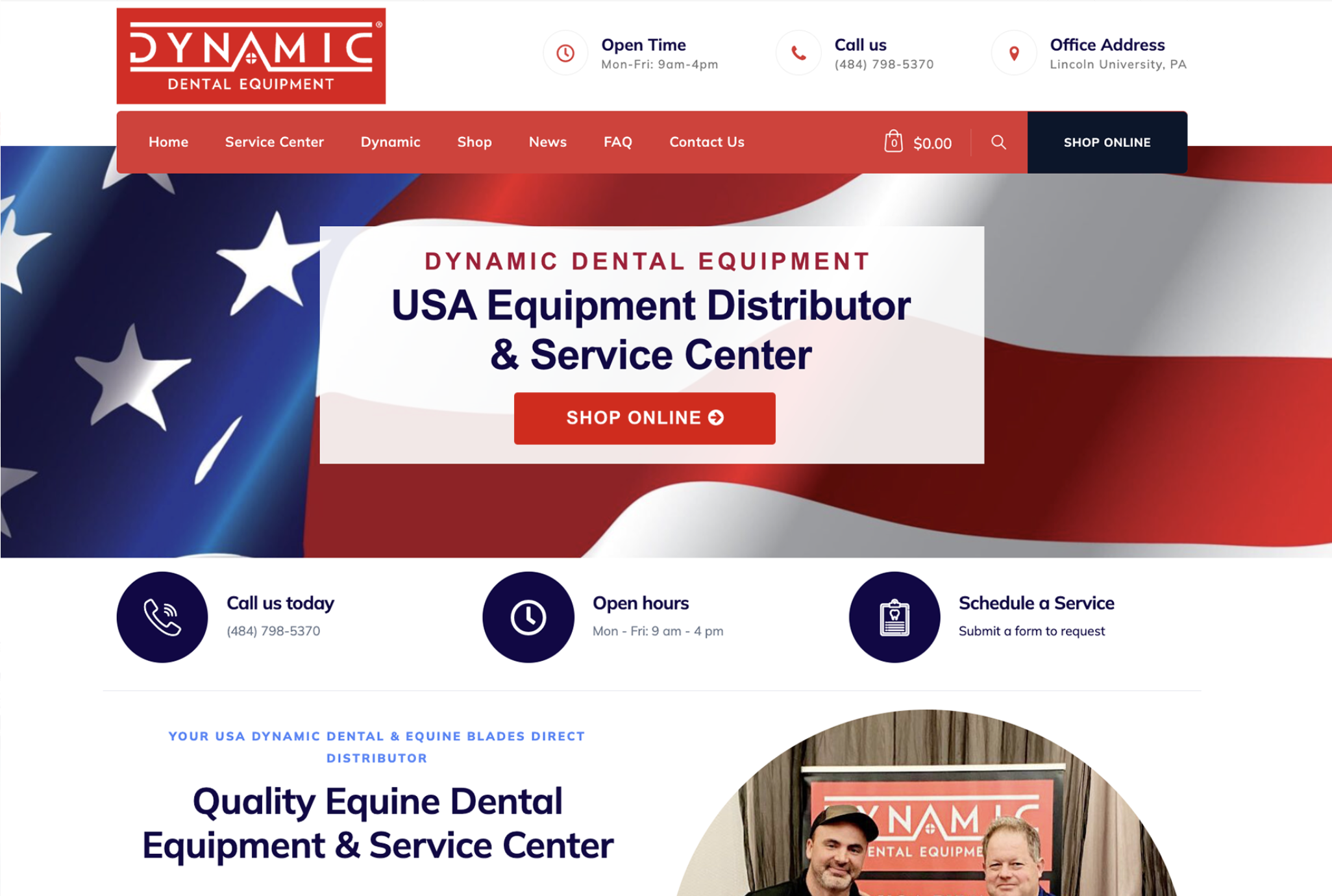 usa dynamic dental website creation